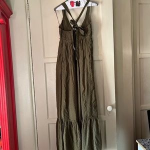 NWOT Free People Olive Green Cotton Maternity Dress